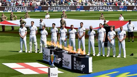 england cricket team wearing black armbands